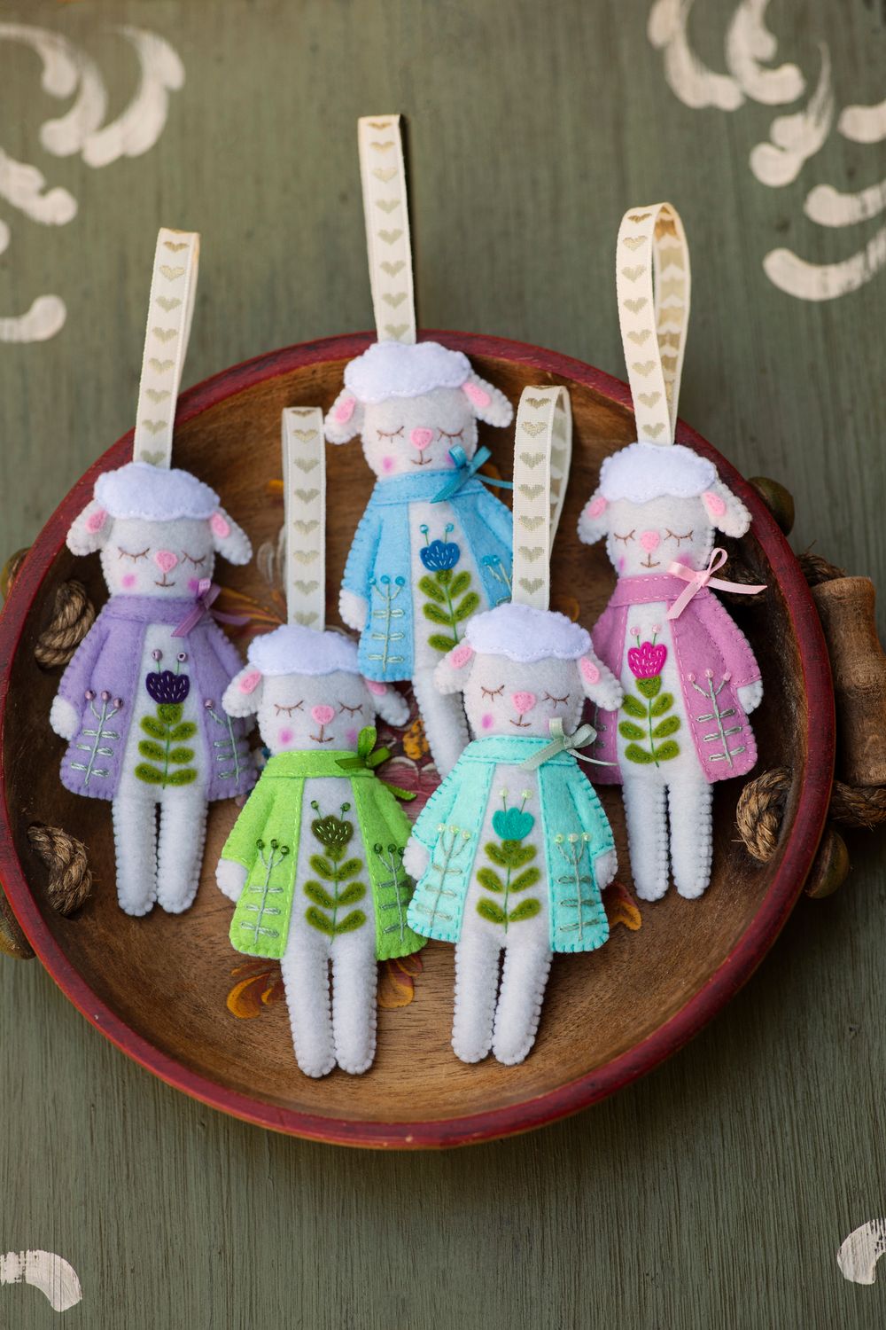 Sheep Handmade Felt Decorations