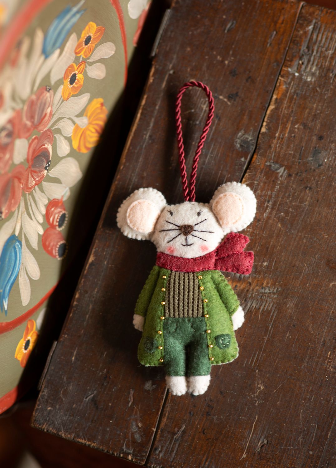 Mouse Handmade Felt Decoration