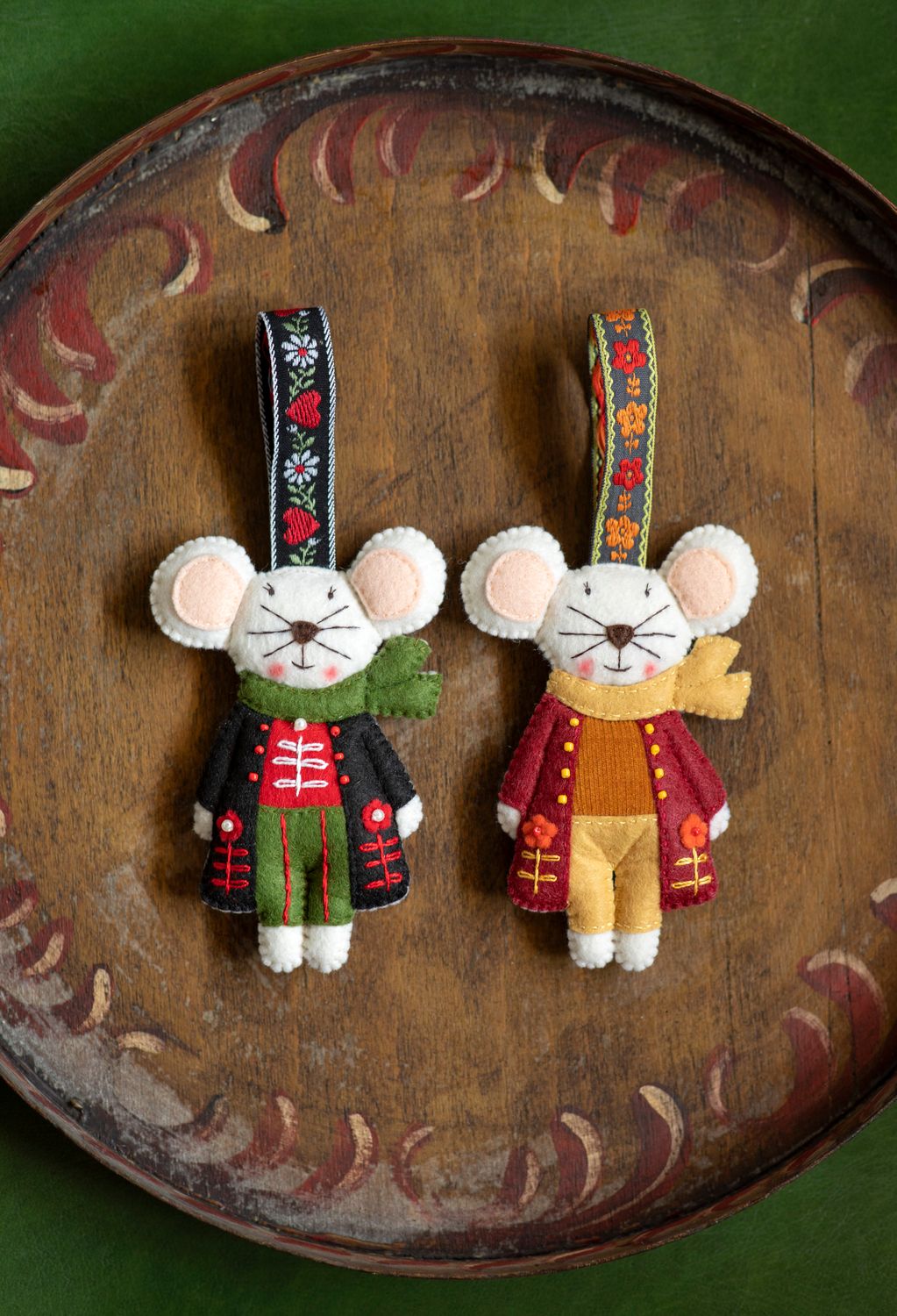 Mouse Handmade Felt Decoration