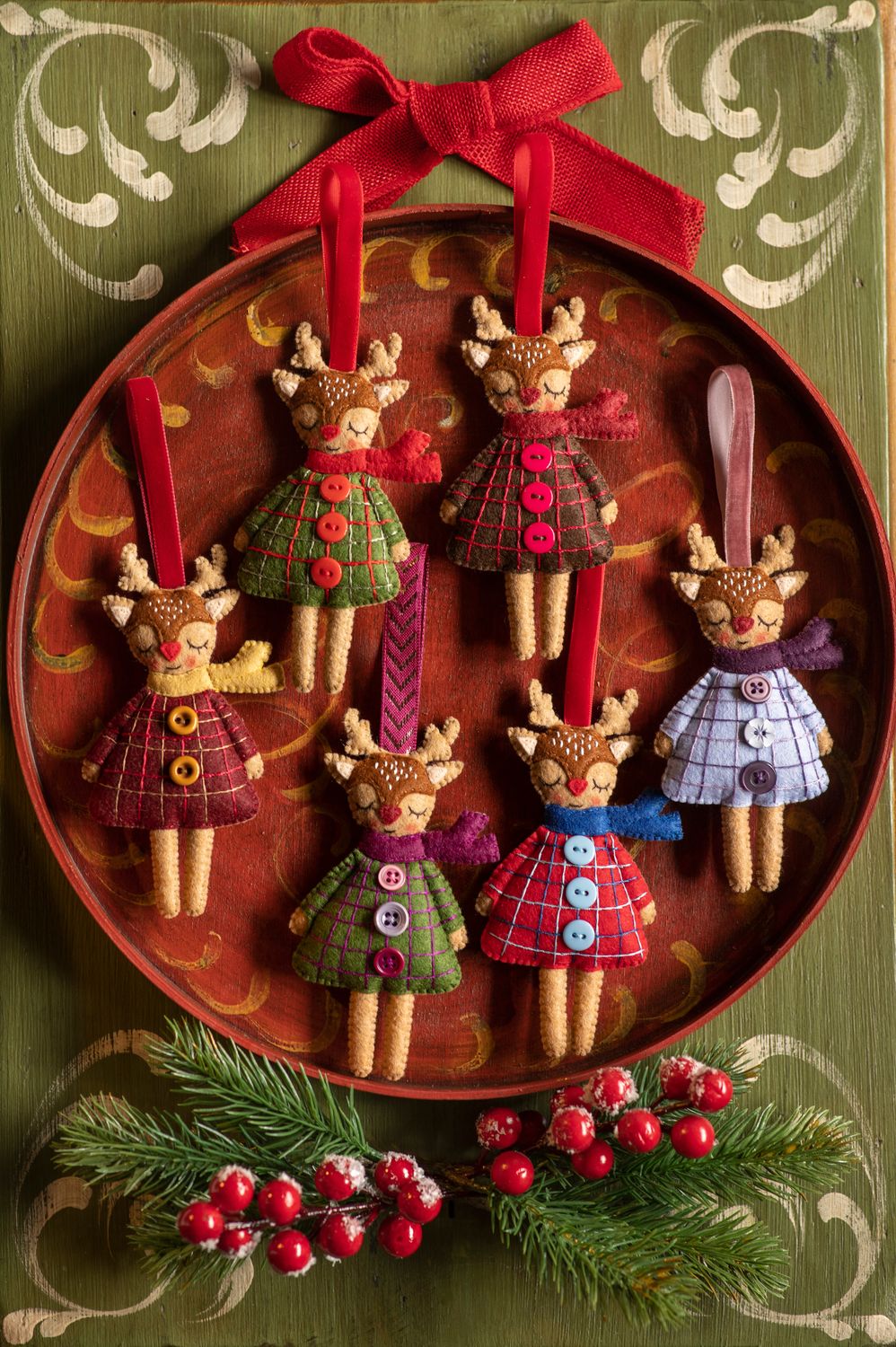 Reindeer Handmade Felt Decoration