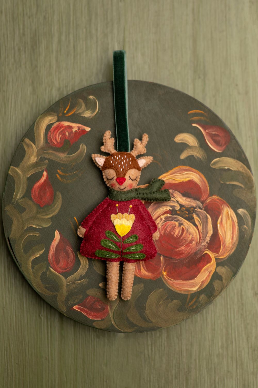 Reindeer Handmade Felt Decoration