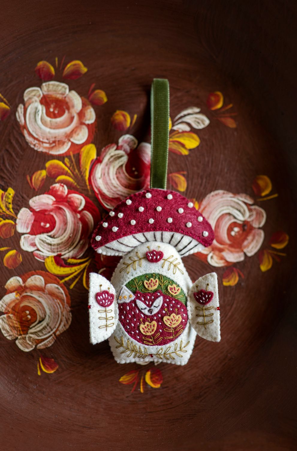 Fox House Handmade Felt Decoration