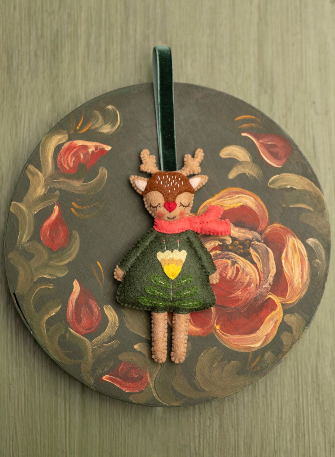 Reindeer Handmade Felt Decorations