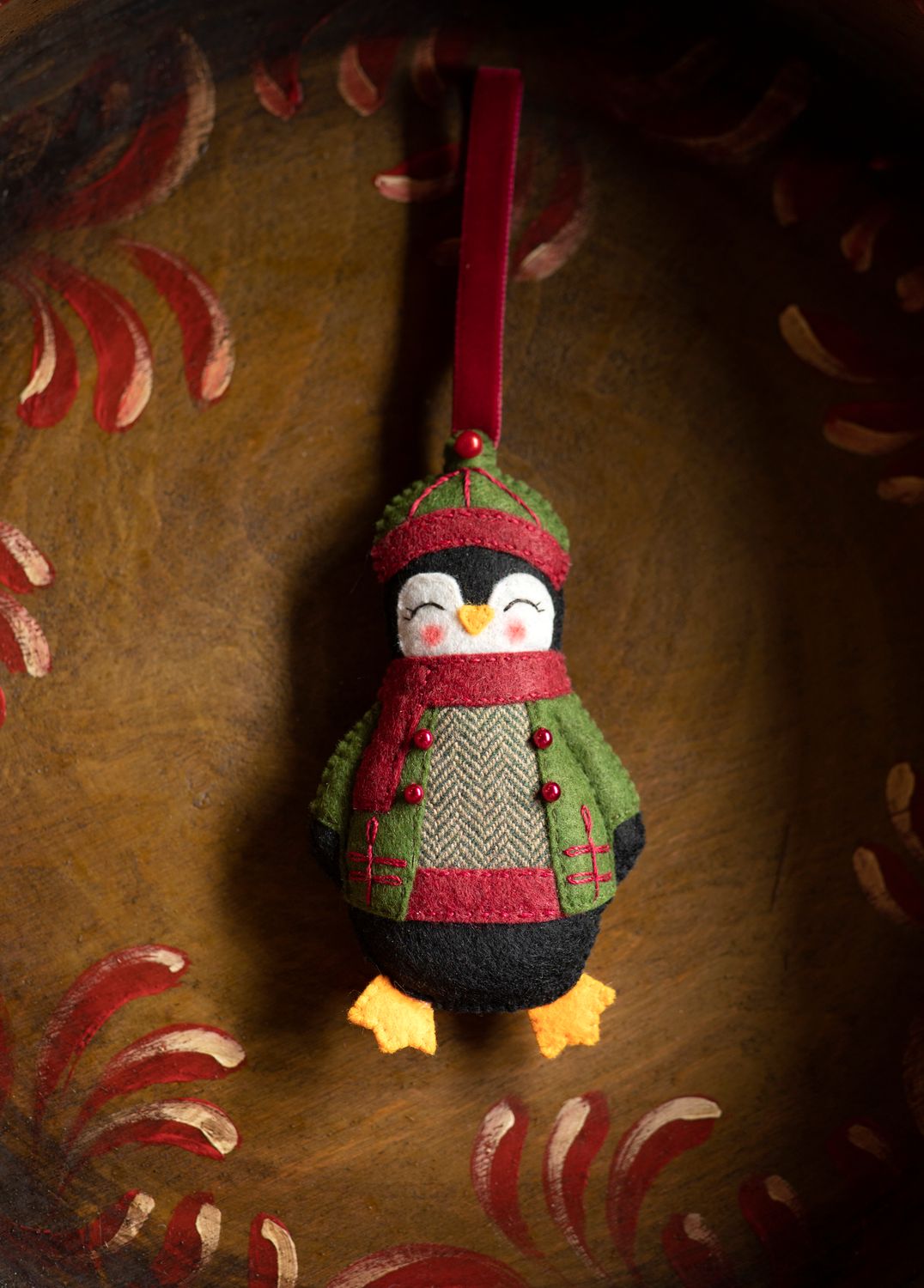 Penguin Handmade Felt Decoration
