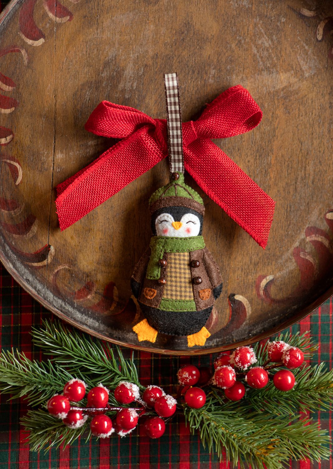 Penguin Handmade Felt Decoration