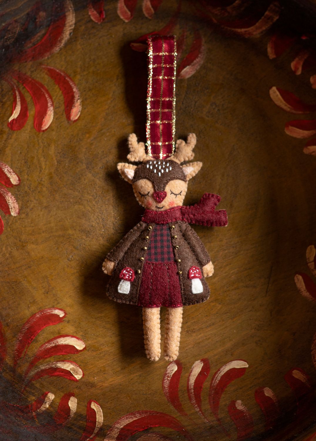 Reindeer Handmade Felt Decoration