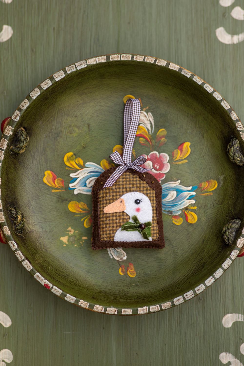 Duck Handmade Felt Decoration