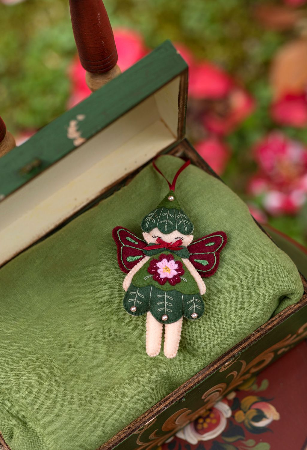 Fairy handmade felt decoration