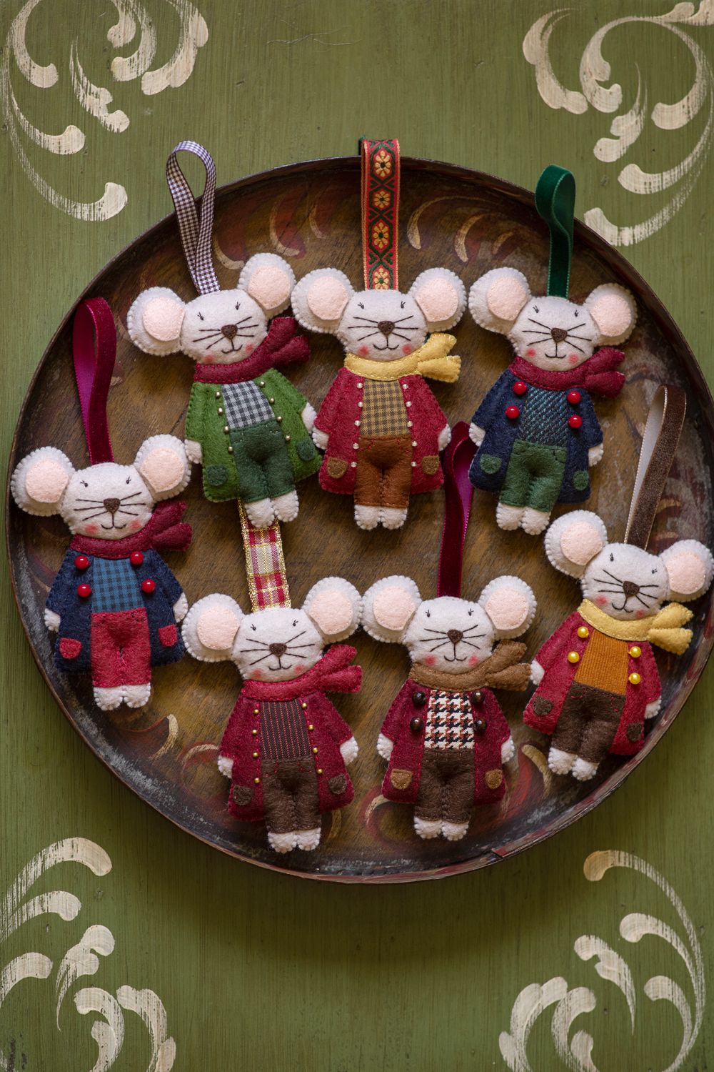 Mouse Handmade Felt Decoration