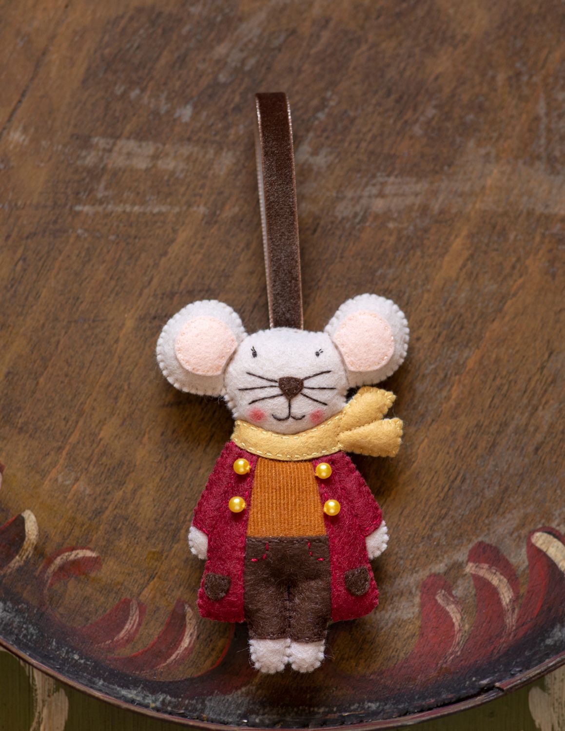 Mouse Handmade Felt Decoration