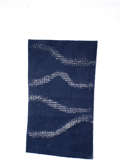Organic Grid Print (Navy)