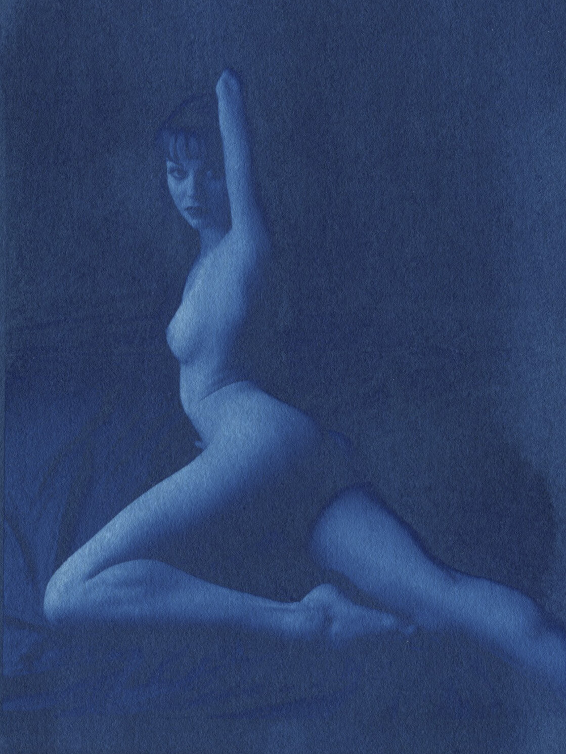 Deep Blue Nude