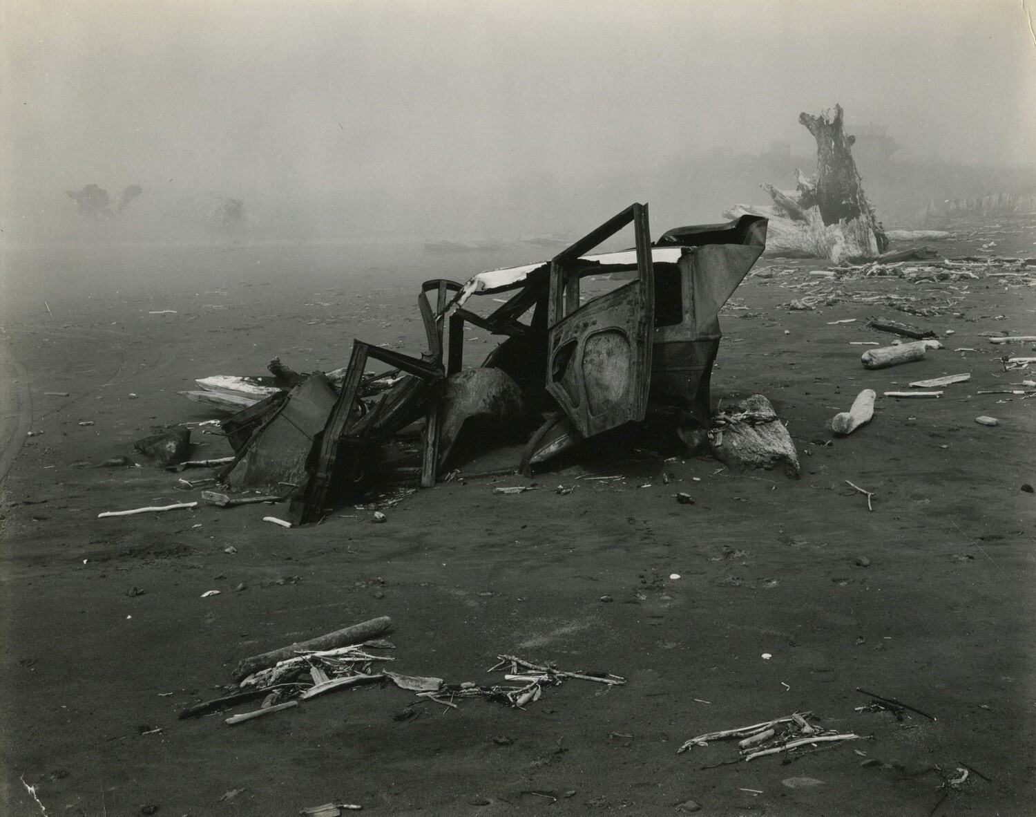 Wrecked Car, North Coast, 1939