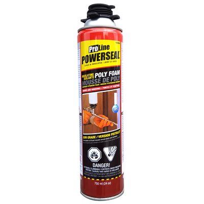 POWERSEAL -20 WINDOW &amp; DOOR GUN FOAM SEALANT 680G