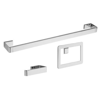 Pfister Modern Polished Chrome 3-Piece Bathroom Hardware/Bathroom Accessory Set