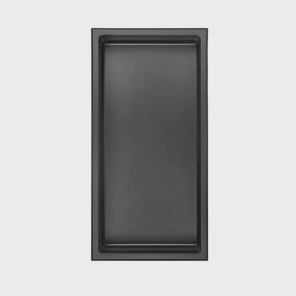 Metal Single/Double Shelf Shower Niche 12&quot;X24&quot;, Size: 12X24, Shape: Single, Colour: MB