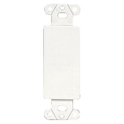 Eaton Blank Wall Plate - Thermoset Polymer - White - One-Gang