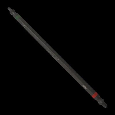 #1 Green and #2 Red Robertson Square Double Ended Impact Bit