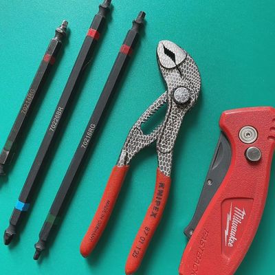#1 Green and #2 Red Robertson Square Double Ended Impact Bit