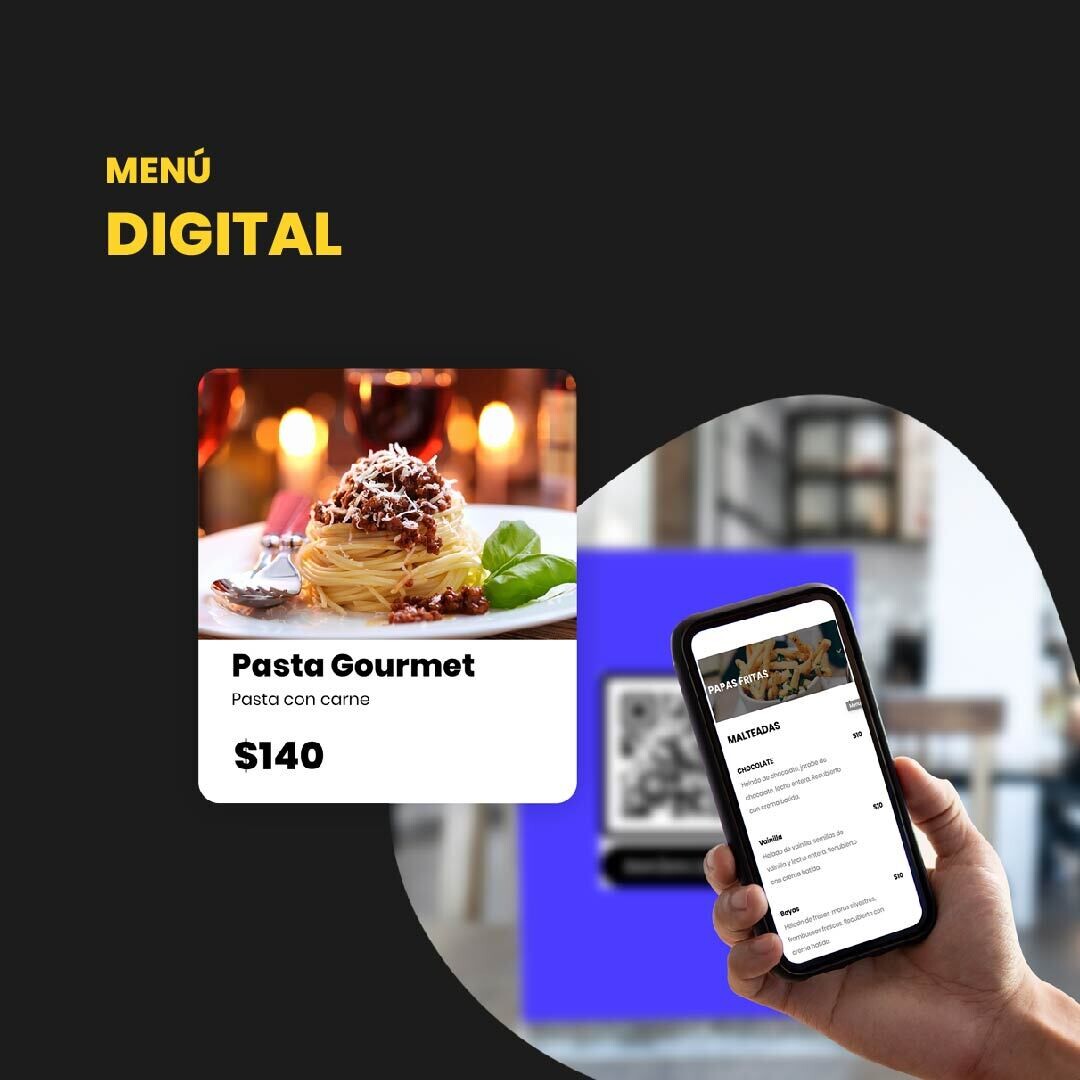 Menú digital small business