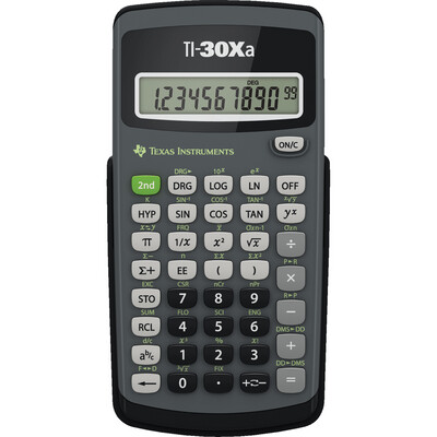 TI 30Xa Scientific Calculator Black 1Pk BP