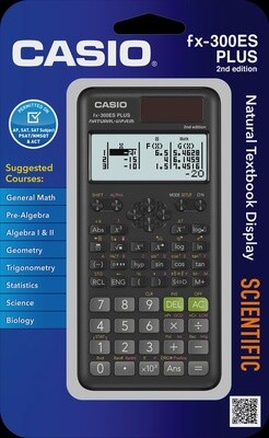 Casio FX-300EX Plus Scientific Calculator Black 1Pk BP 2nd Edition