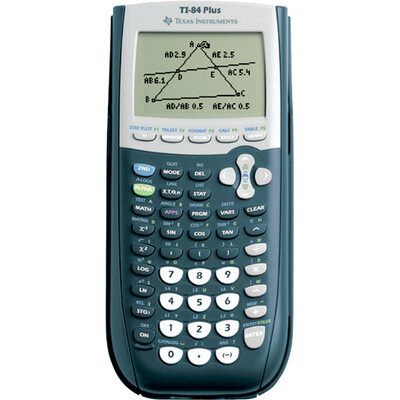 TI 84 Plus Graphing Calculator Black 1Pk BP