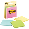 Post-it Sticky Notes Asst 3x3in 3Pk BP 50Sht/Pastel