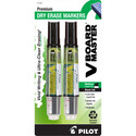 Pilot Vboard Master Chisel Dry Erase Marker Black Chisel 2Pk BP
