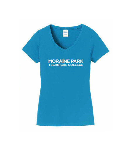 Port &amp; Company Ladies Fan Favorite V-Neck Tee. LPC450V