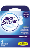 Lil&#39; Drug Store Brand Alkaseltzer On-the-Go Stomach Remedy - 4Pk BP