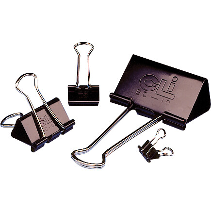 Charles Leonard Binder Clips - Black Small 6Pk BP