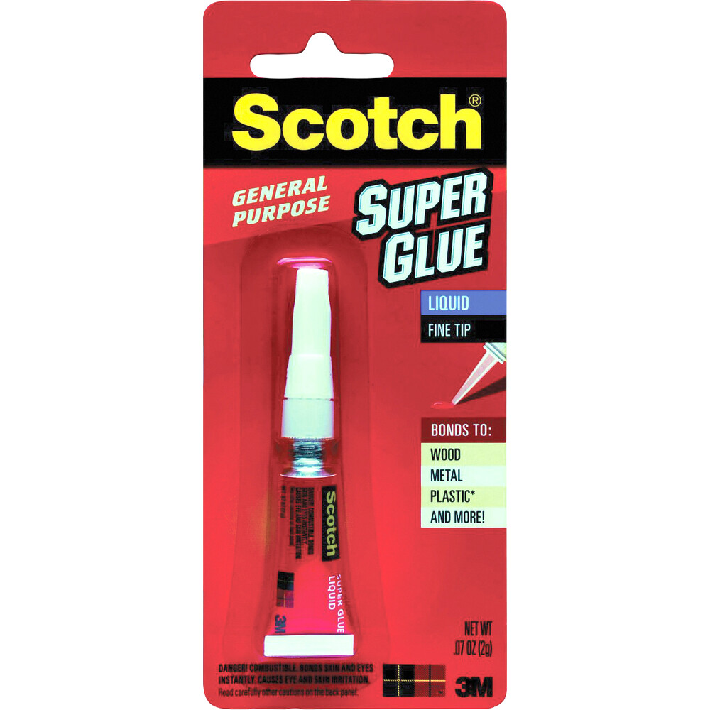 Scotch Super Glue Liquid - Clear .07oz 1Pk BP