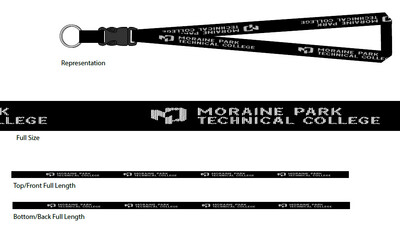 Platinum Webbing Detachable Lanyard
