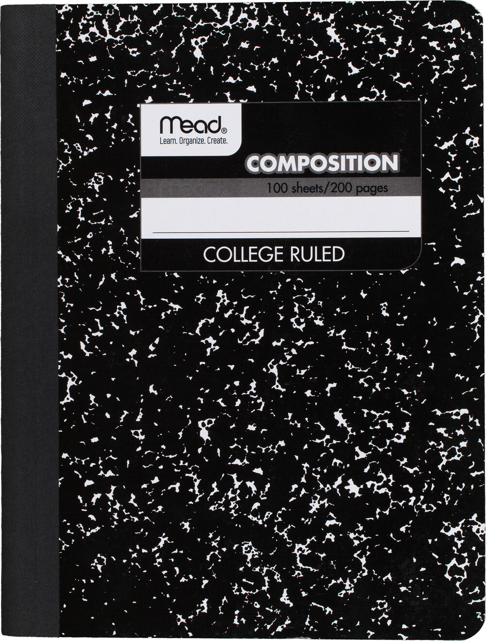Mead Square Deal Composition Notebook Black Marble 7.5x9.75in 100Sht Bulk 1-Subject/College Ruled