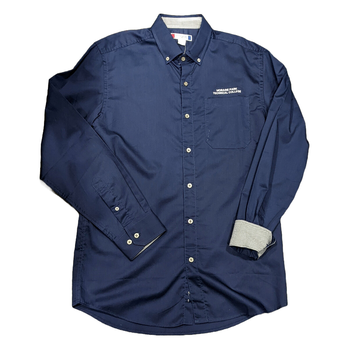 Men&#39;s Long Sleeve Button Up - Navy