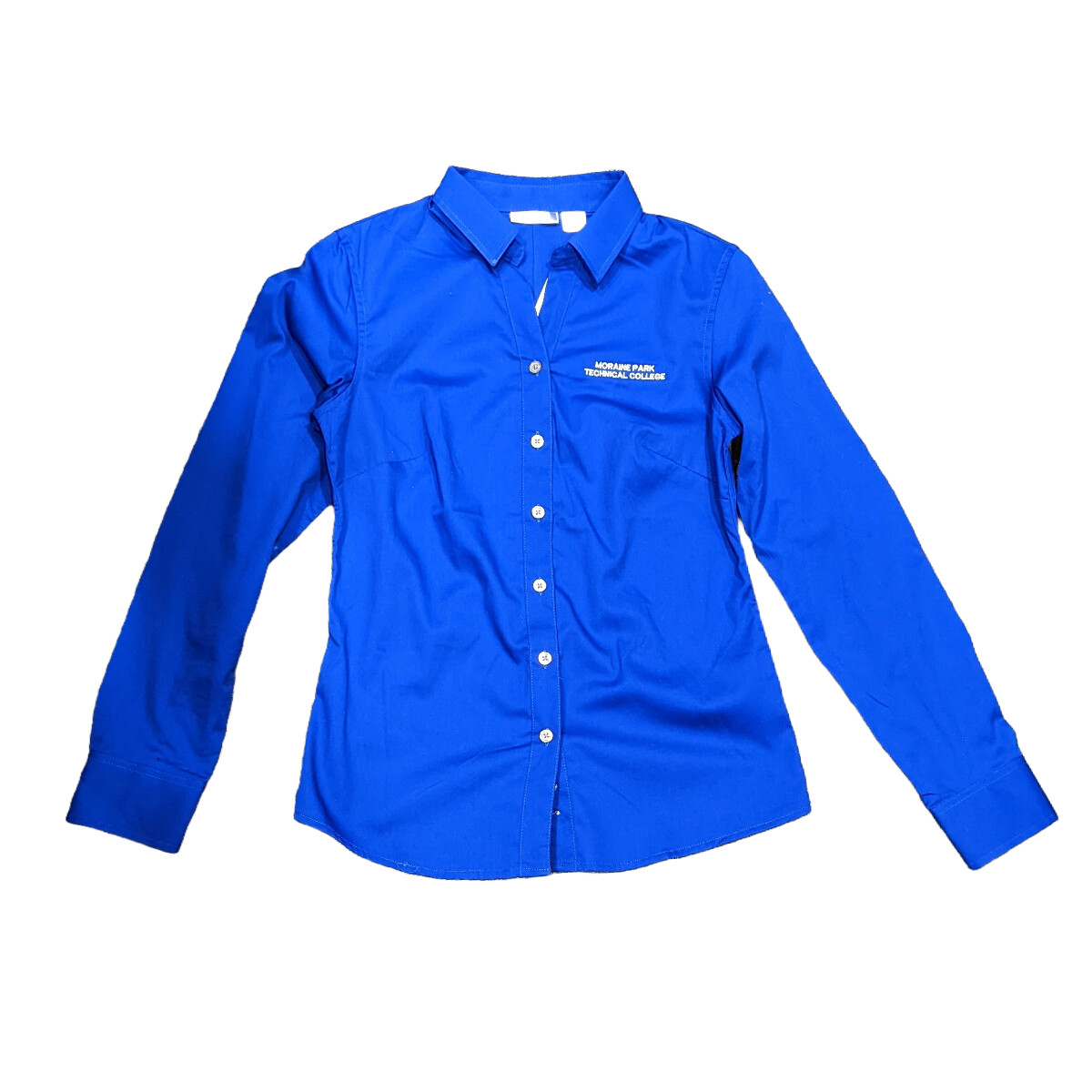 Women&#39;s Long Sleeve Button Up - Royal