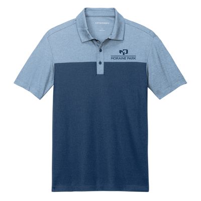 Port Authority® Fine Pique Blend Blocked Polo