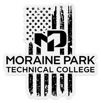Moraine Park Clear Flag Sticker