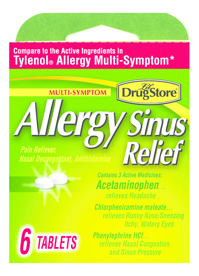 Lil&#39; Drug Store Brand On-the-Go Allergy-Sinus Relief