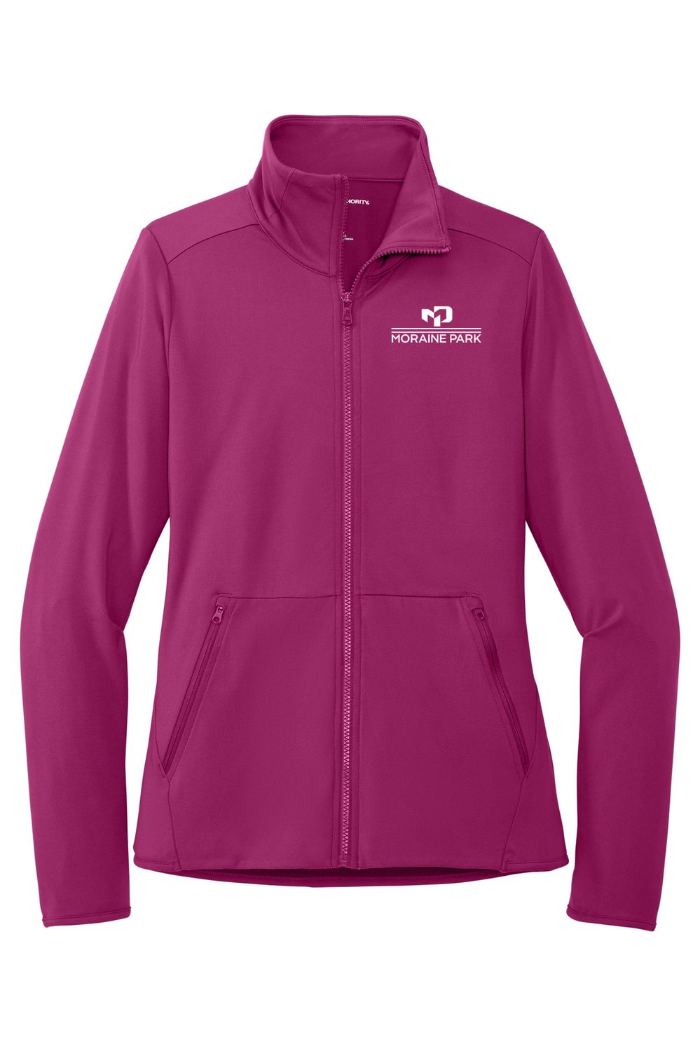 Wine - Port Authority Ladies Accord Stretch Fleece Full-Zip