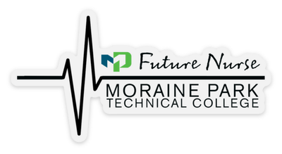 Future Nurse Clear Sticker