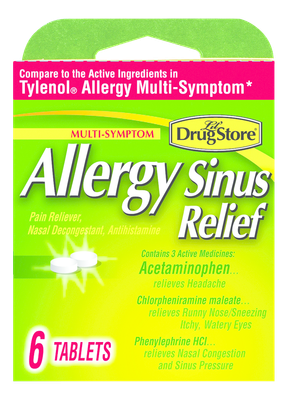 Lil' Drug Store Brand On-the-Go Allergy-Sinus Relief