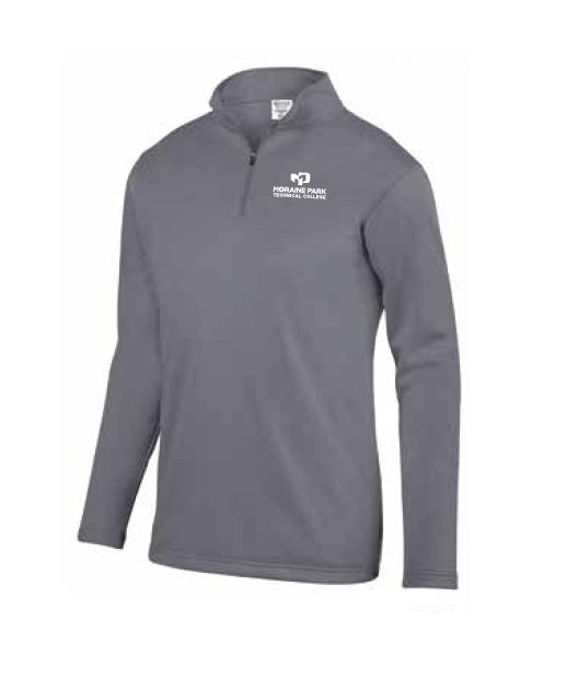 Wicking Fleece Quarter Zip Pullover, Colour: Graphite, Size: Small