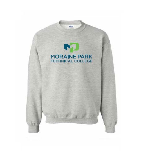 Heavy Blend Crewneck Sweatshirt, Colour: Light Ash, Size: Small