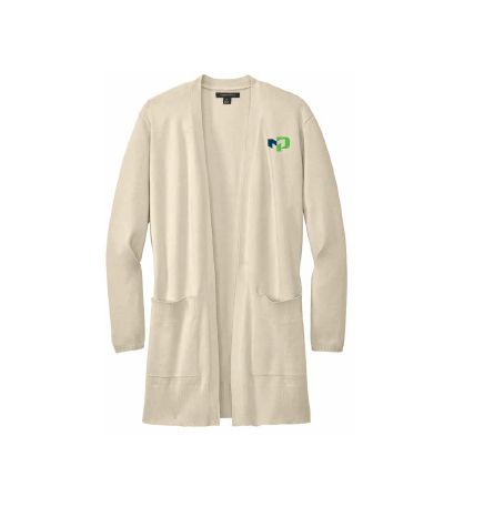 Mercer+Mettle Women's Open Front Cardigan Sweater, Colour: Birch, Size: Small
