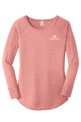District Women's Perfect Tri Long Sleeve Tunic Tee
