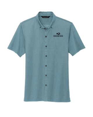 Mercer+Mettle Stretch Pique Full-Button Polo