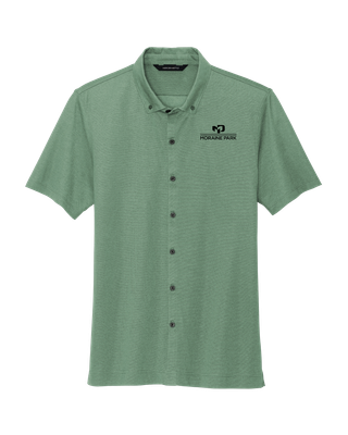 Mercer+Mettle Stretch Pique Full-Button Polo