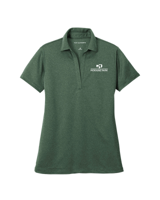 Port Authority Women's Heathered Silk Touch Performance Polo.